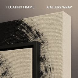 Abstract Black Circle - Evgeny Vetrov_framing_collage