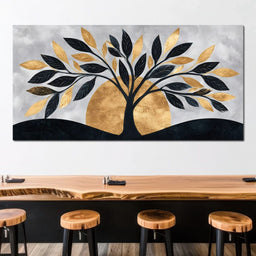 Golden Dawn Tree Reverie - NicheCanvas