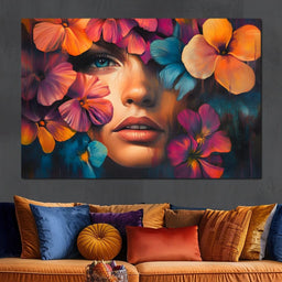 Blooming Petal Reverie - NicheCanvas