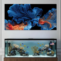 Deep Sea Ember Bloom - TooplesArt - NicheCanvas