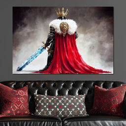 Majestic Regalia Warrior - NicheCanvas