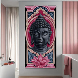 Buddha Tranquil Blossom Reflection - NicheCanvas