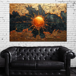 Aurora Burst Embers - NicheCanvas