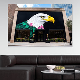 Street Art - Eagle - NicheCanvas