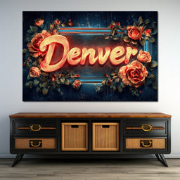 Denver Glow - NicheCanvas