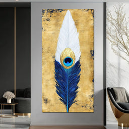 Gilded Feather - NicheCanvas