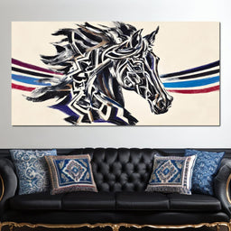 Gallop of Strokes - Alicia Smith - NicheCanvas