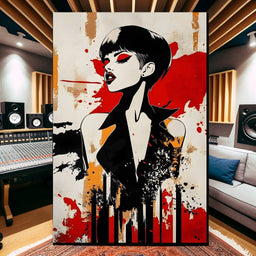 Rebellion in Sable Tones - NicheCanvas