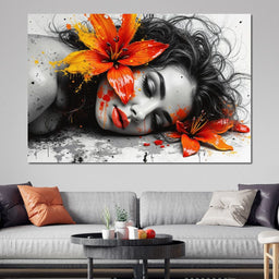 Flower Poise - Johanjjf - NicheCanvas