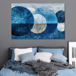 Sapphire Moons Aligned - NicheCanvas