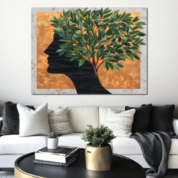 Golden Reflections of Nature - NicheCanvas