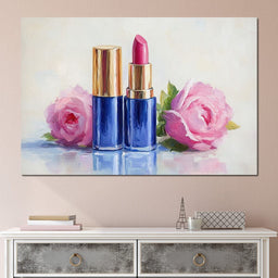 Rose Lipstick - NicheCanvas