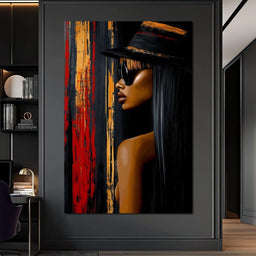 Elegance of Urban Shadows - NicheCanvas