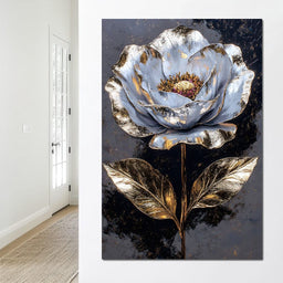 Golden Petal Radiance Symphony - NicheCanvas