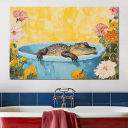 Gator Bath Oasis - NicheCanvas