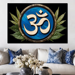 Mystical Om Symbol Reverie - NicheCanvas