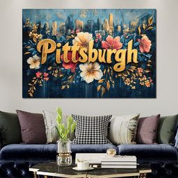 Pittsburgh Flowers - NicheCanvas