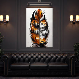 Nature in a Feather - Johanjjf - NicheCanvas