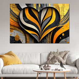 Golden Heartbeat Essence - NicheCanvas