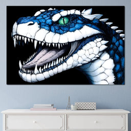 Predatory Raptile - NicheCanvas