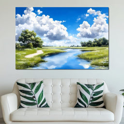 Reflective Tranquil Daydream - NicheCanvas