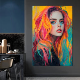 Radiant Tresses Luminous Allure - NicheCanvas