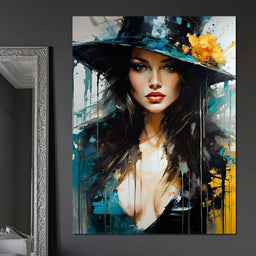 Female Portrait 0054 - Vizahn Burger - NicheCanvas