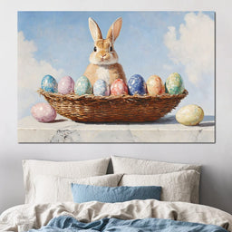 Easter Bunny Dreams Basket - NicheCanvas