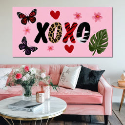 Pink Safari Love Butterfly Charm - NicheCanvas