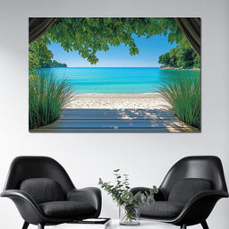 Tropical Tranquil Escape - NicheCanvas