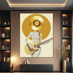 Golden Harmony Rhythm Euphoria - Neal Hackett - NicheCanvas