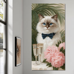 Regal Feline Soiree Symphony - NicheCanvas