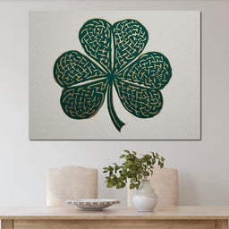 Clover Gold Leaf Charm - NicheCanvas