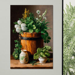 Clover With Herbs - NicheCanvas