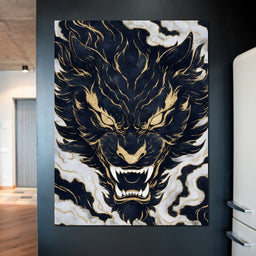 Golden Tempest Tiger Roar - NicheCanvas