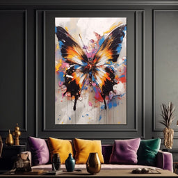 Psychedelic Lepidoptera - NicheCanvas