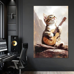 Melody of Feline Dreams - NicheCanvas