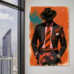 The Gentleman of Broken Colors - NicheCanvas