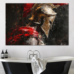 Thoughtful Spartan Reflections - NicheCanvas