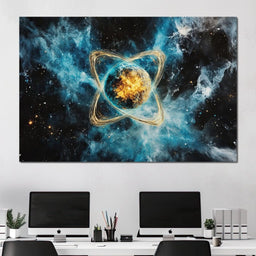 Celestial Fusion Symphony - NicheCanvas