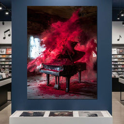 Explosive Sonata of Wild Roses - NicheCanvas