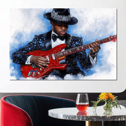 Harmony Strumming Through Elegance - NicheCanvas