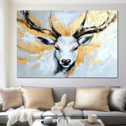 Majestic Stag Radiance - NicheCanvas