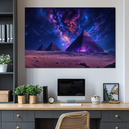 Stardust Over Giza - TooplesArt - NicheCanvas