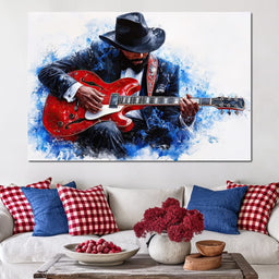 Harmony of Electric Strings - NicheCanvas