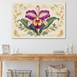 Regal Orchid Botanical Grace - NicheCanvas