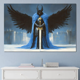 Guardian of the Midnight Realm - NicheCanvas