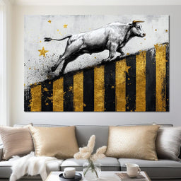 Golden Bull Market - NicheCanvas