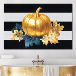 Golden Pumpkin Luxe Harvest - NicheCanvas