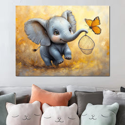 Innocence on a Golden Breeze - TooplesArt - NicheCanvas